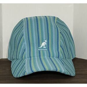 Kangol Kids Striped Blue and Green Hat